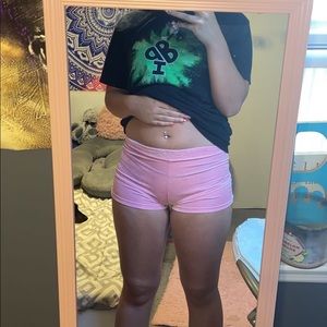 Pink shorts